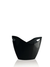 En sort champagnekøler med en kapacitet på 8 liter.